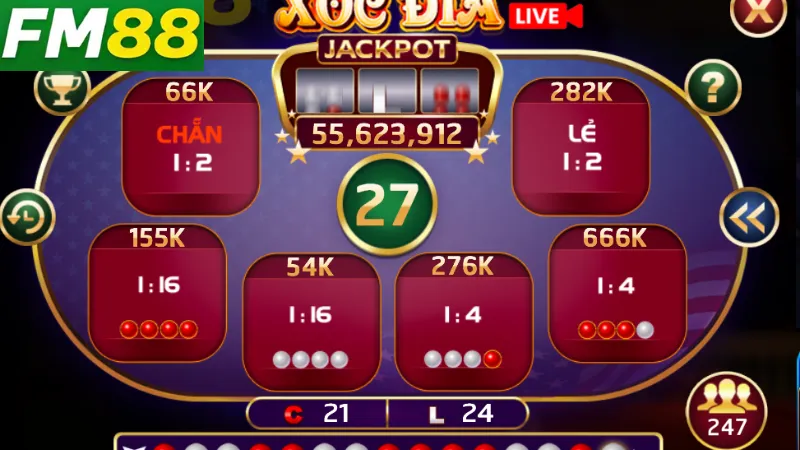 Chiến lược cược thông minh khi chơi xóc đĩa livestream Fm88